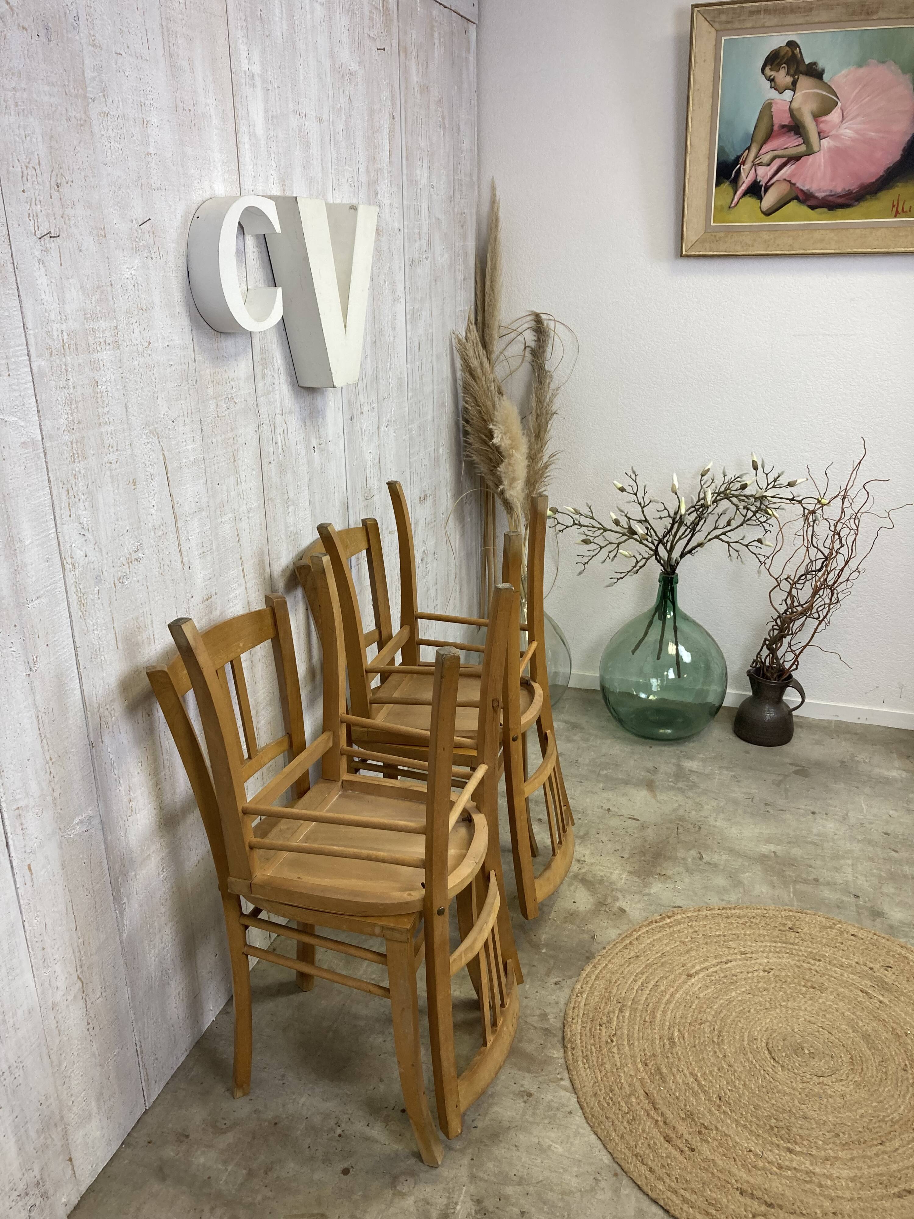 Set of 4 bistro chairs
