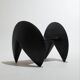 Assise Aigeon en bois noir
