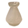 Vase or satin moulded glass hyacinth vase in Art Deco style circa 1930.