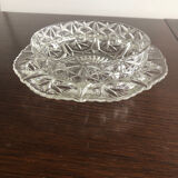 Vide poche / coupe en verre taillé et ciselé