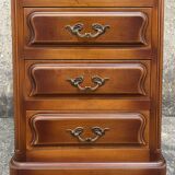 Bedside table, chest of drawers, occasional furniture, wood, vintage, 1960s.