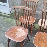 8 chaises bistrot Baumann modèle Tacoma