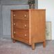 Wooden commode with 3 drawers, storage unit, antique, Art Deco