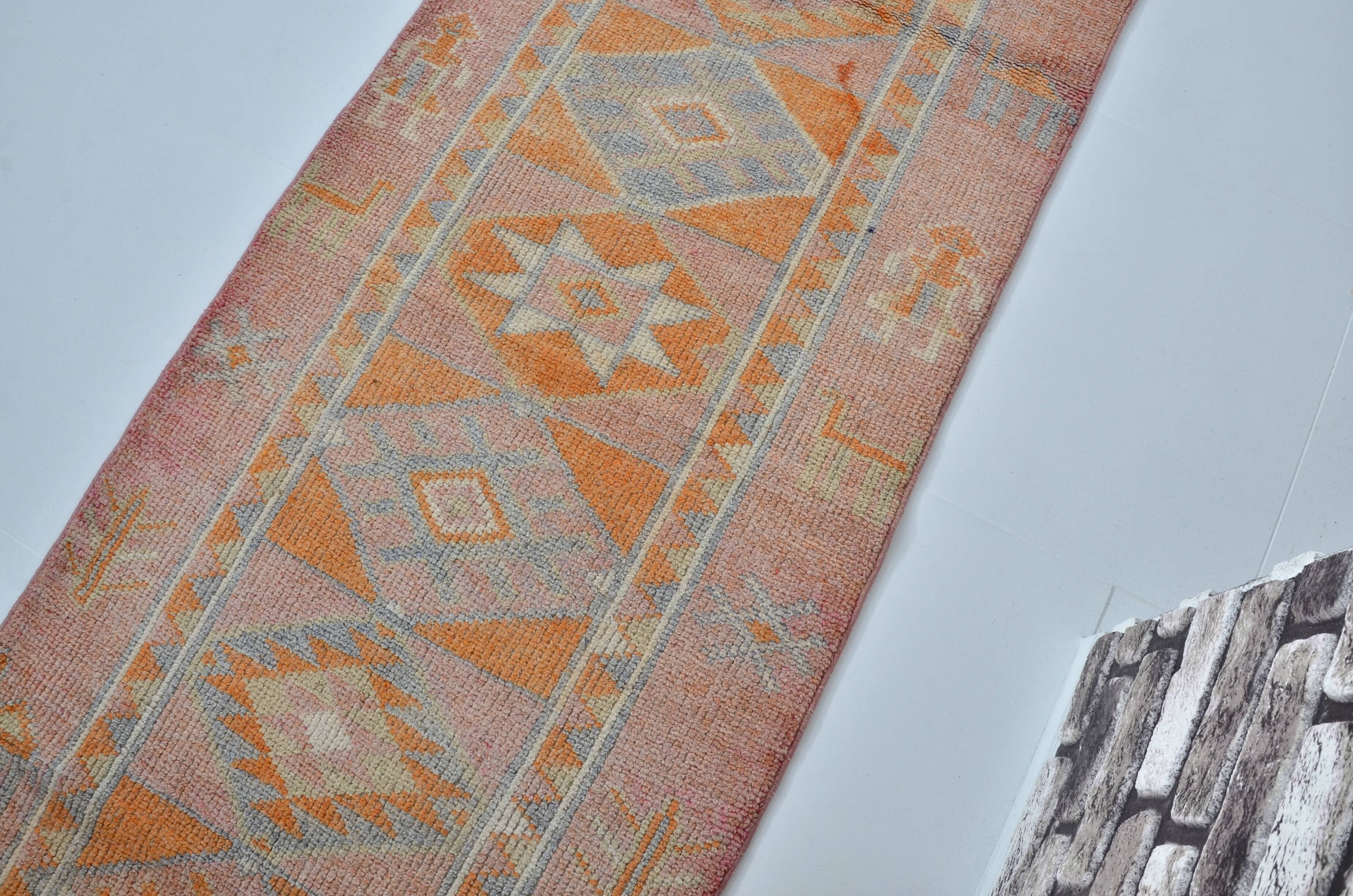 Turkish Vintage Anatolian Kurdish Runner sku 2152