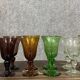 Biot: magnificent series of 12 bubble glasses in 6 different colors