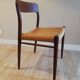 Ensemble de 4 chaises scandinaves modèle 75 de Niels Otto Moller