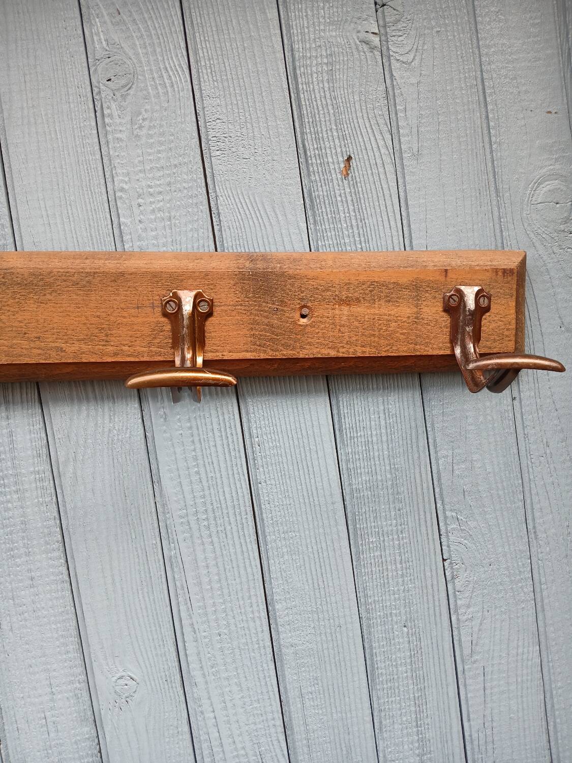 Antique wall coat rack