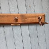 Antique wall coat rack