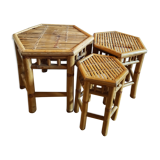 Bamboo trundle table
