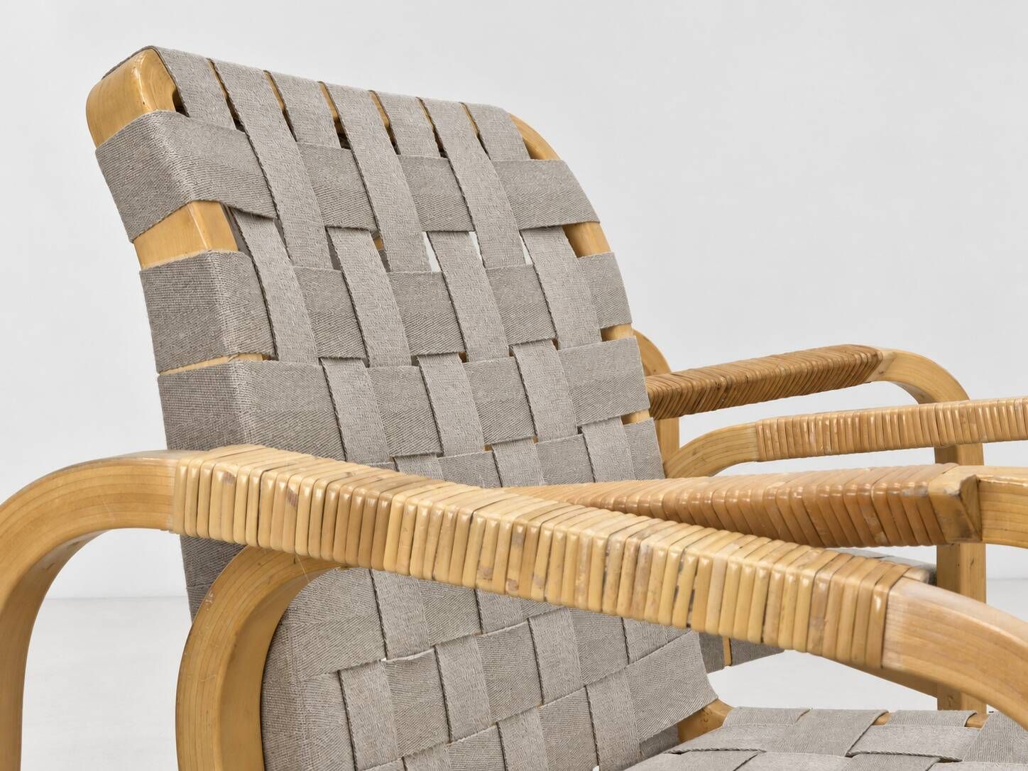Model 45 Lounge Chairs by Alvar Aalto for Artek, 1970s, Set of 4
