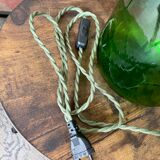 Lady Jeanne green table lamp electrified to nine