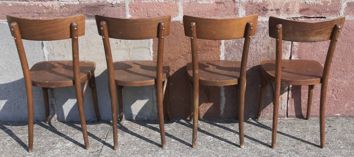 Thonet bistro chairs (set of 4 chairs)