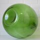 XXL demijohn / vintage clear green bottle / hand blown glass / floor vase