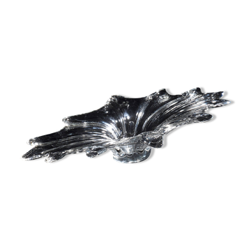 Large Murano Crystal Glass Centerpiece Bowl