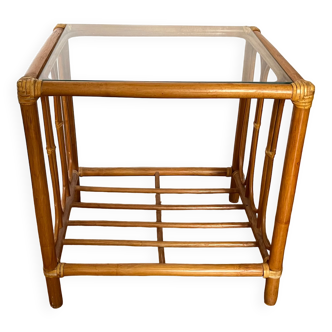 Rattan coffee table