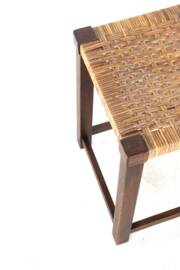 Wooden Stool - japandi style -vintage - mid century