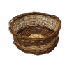 Rustic wicker pan