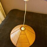 Vintage rattan pendant light