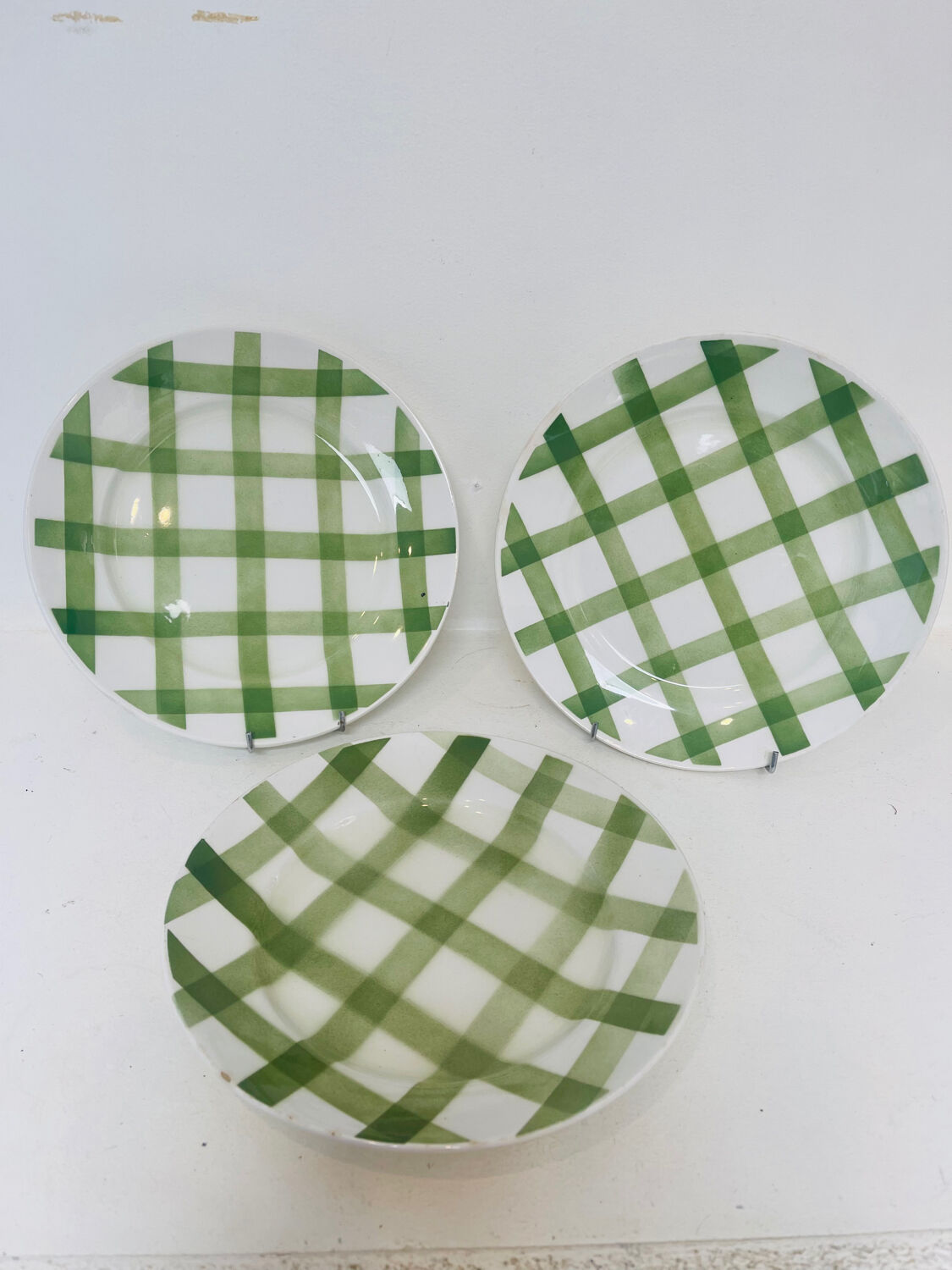 Set of 3 flat plates Moulin des Loups Orchies