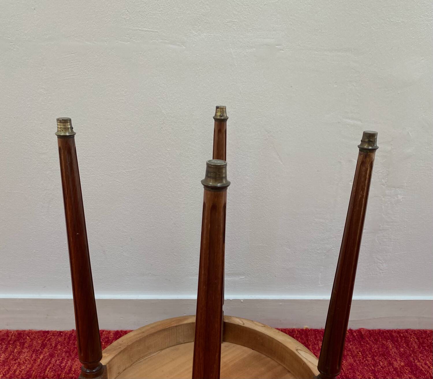 Antique Louis XVI style bouillotte table