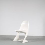 White “Casalino” chair from the 2000s by Alexander Begge for Casala, Germany – Large stock!