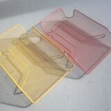 2 metal baskets 80's