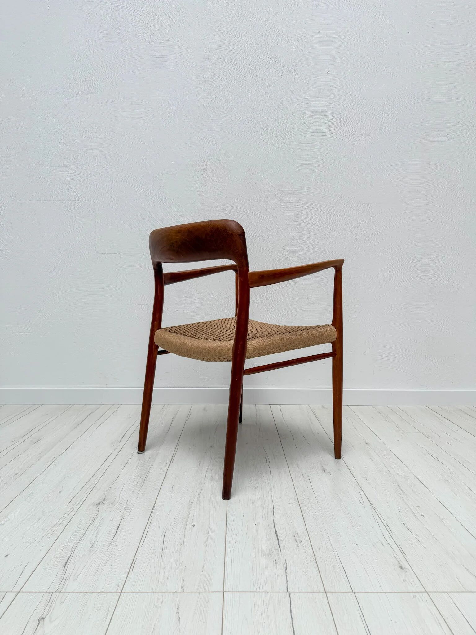 1960s vintage Danish teak dining armchair model 56 by Niels Otto Møller