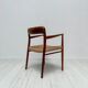 1960s vintage Danish teak dining armchair model 56 by Niels Otto Møller