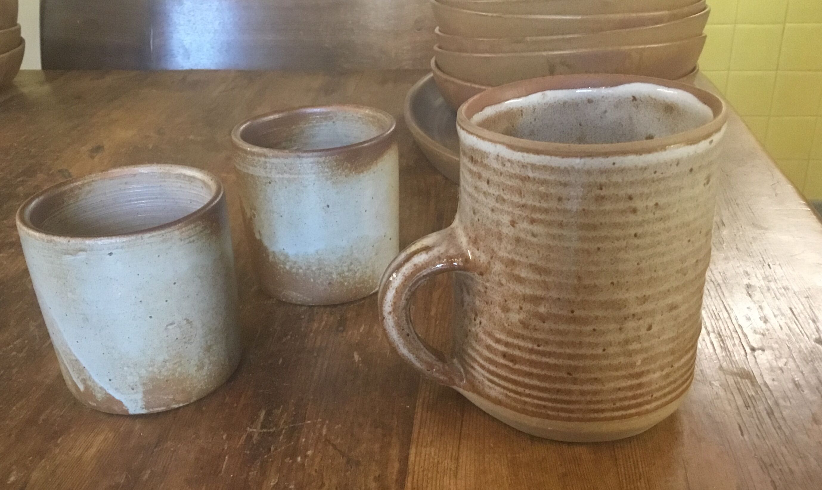 Large mug stoneware signed Roger Jacques