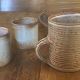 Large mug stoneware signed Roger Jacques