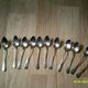 Box of 12 old silver spoons, 18gr 19th century