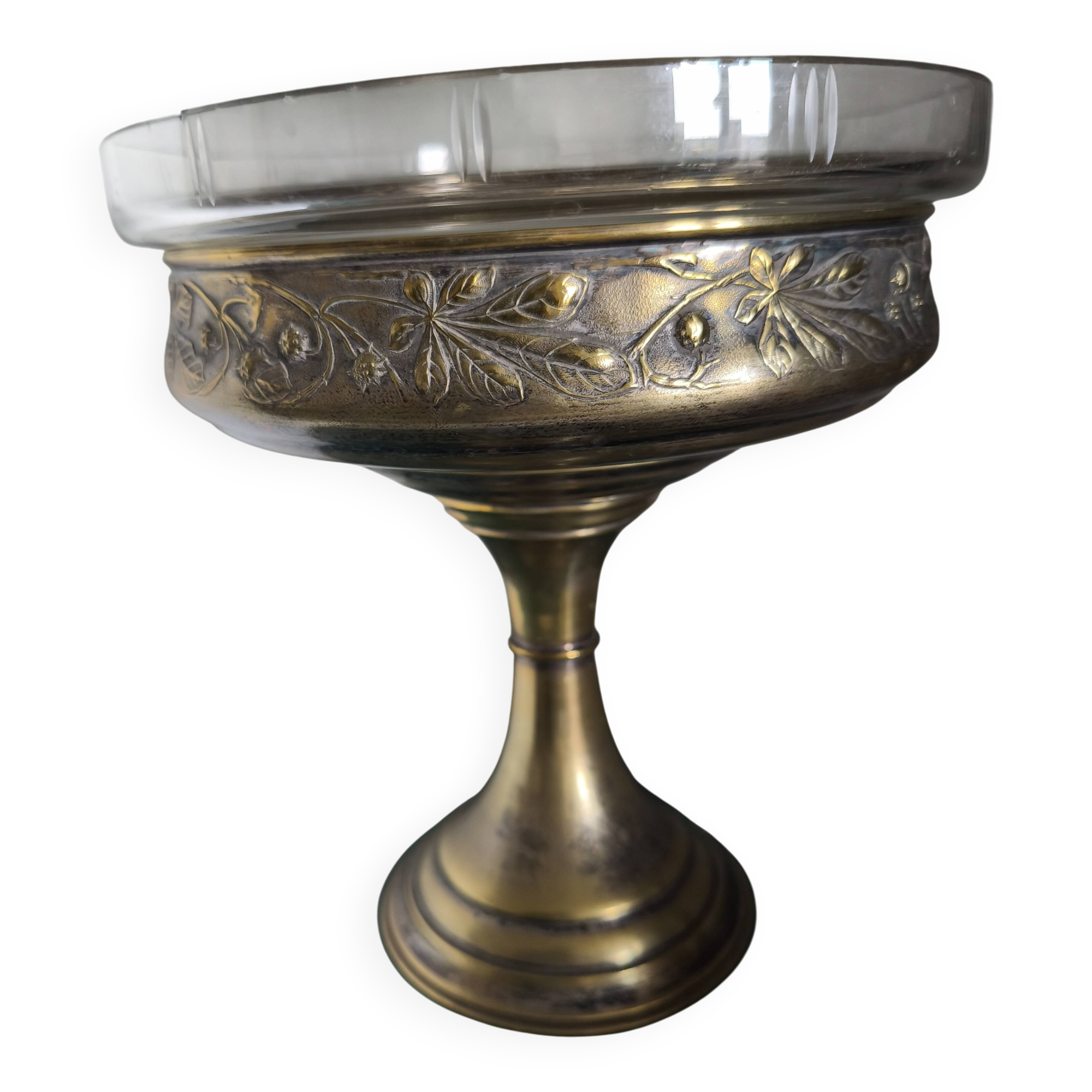 Brass fruit bowl