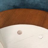 White art deco pedestal table