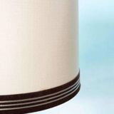 1960s bohemian table lamp, space age wooden bedside lamp