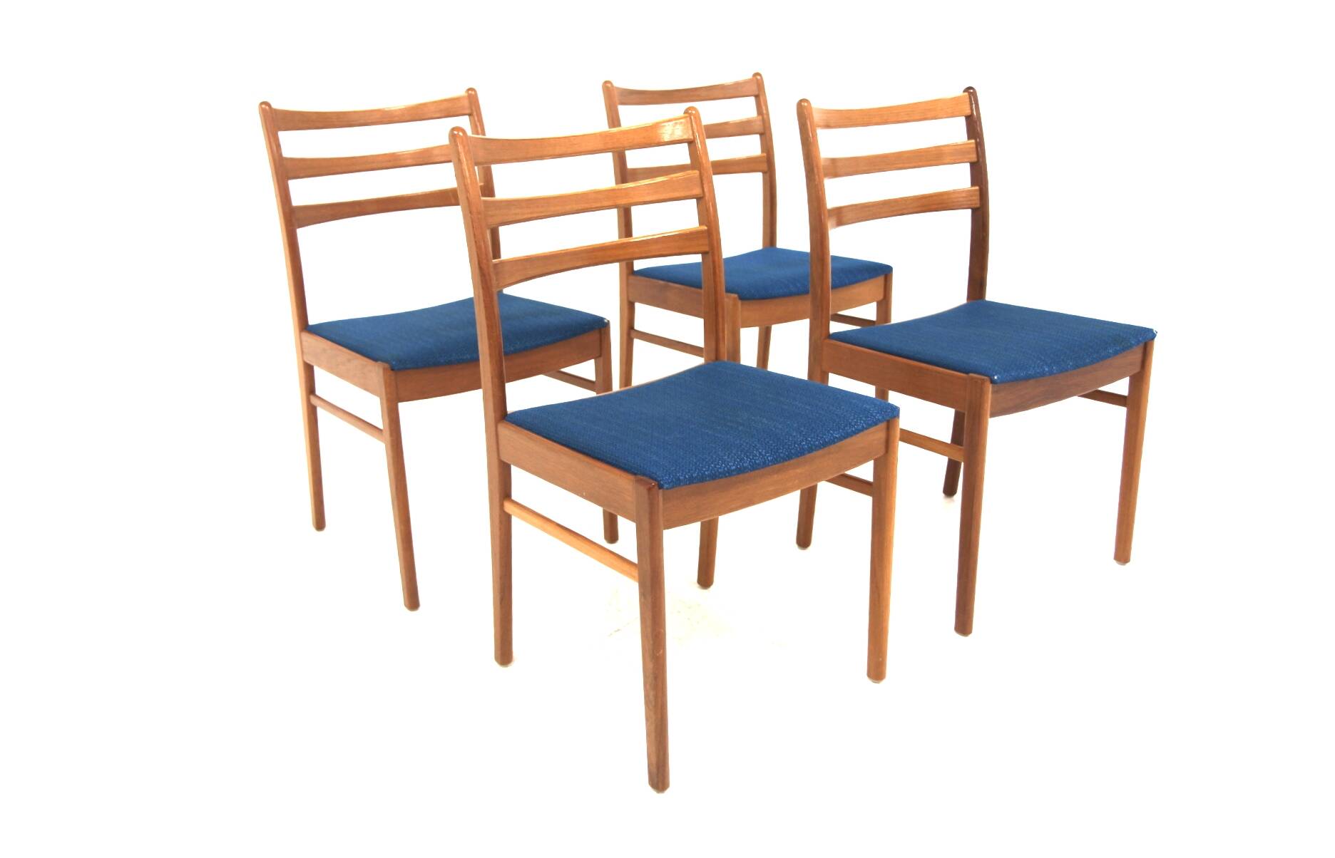Set de 4 chaises scandinave en teck, Valdemarksvik, Suède, 1960