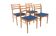 Set de 4 chaises scandinave en teck, Valdemarksvik, Suède, 1960