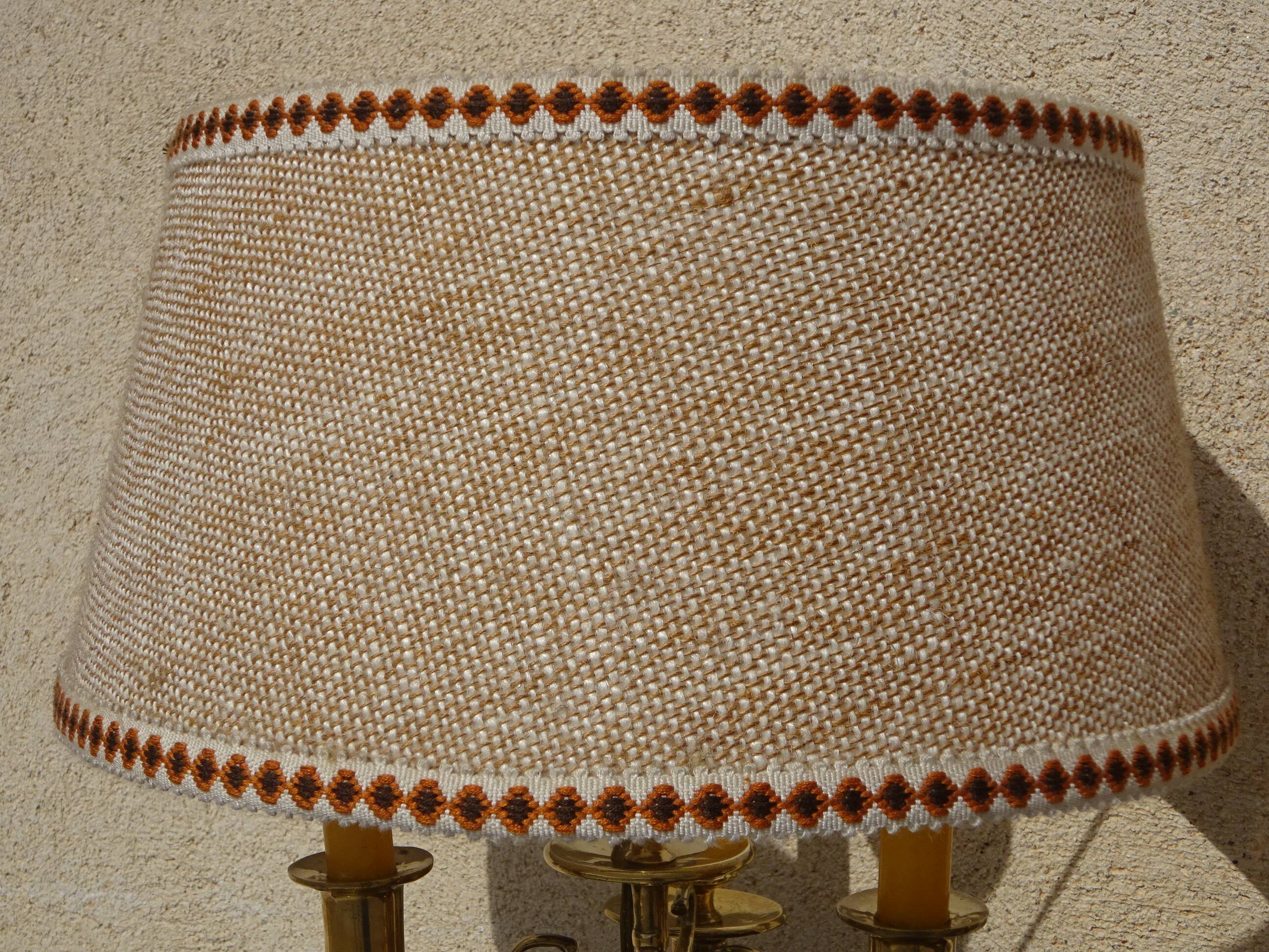 Copper candlesticks adapted as bedside lamps, the pair.