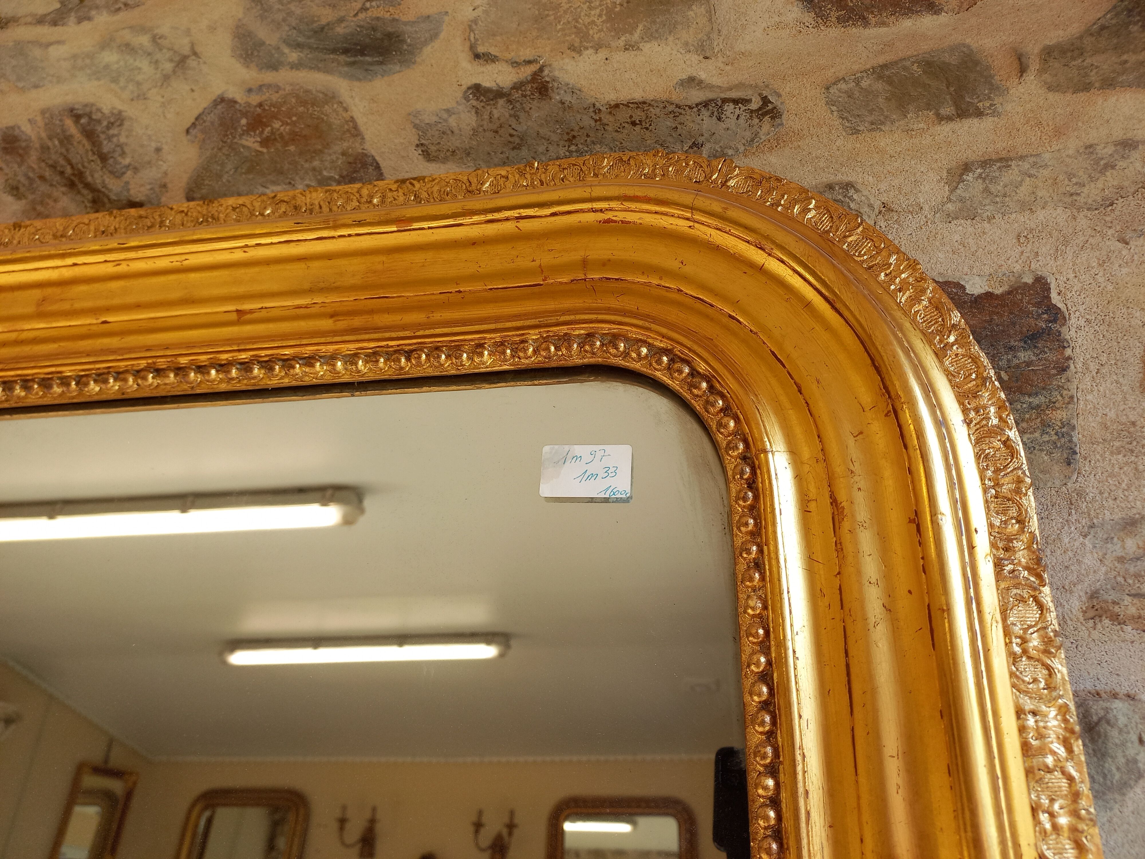 Miroir époque Louis Philippe 197 x 133