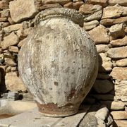 Jarre poterie en terre cuite ancienne 19ème