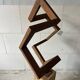 Sculpture “Balance”. a 1970s geometric abstraction in steel