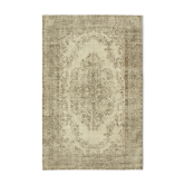 Tapis beige turc unique noué à la main 200 cm x 300 cm