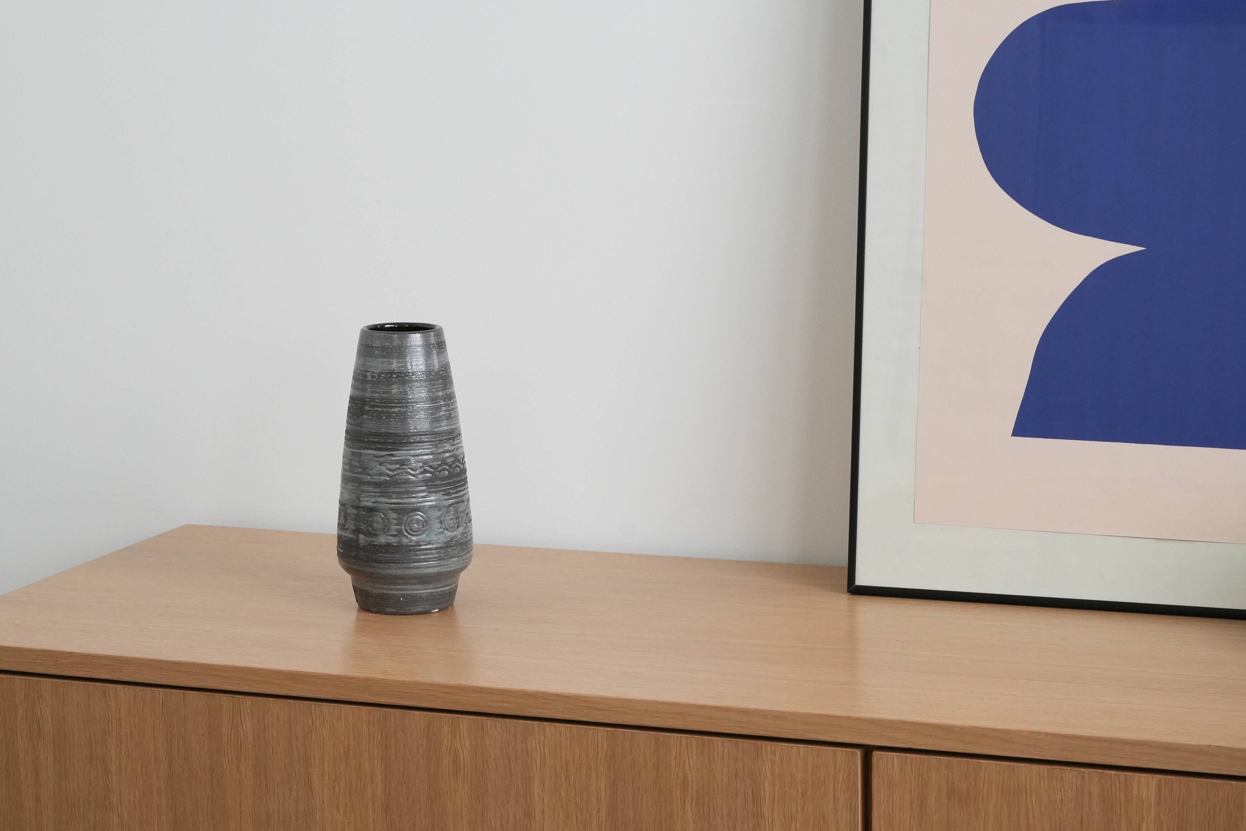 Ceramic vase, Danish design, 1960s, made in Denmark