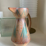 Vase or ceramic pitcher signed François Ré Vallauris 50s