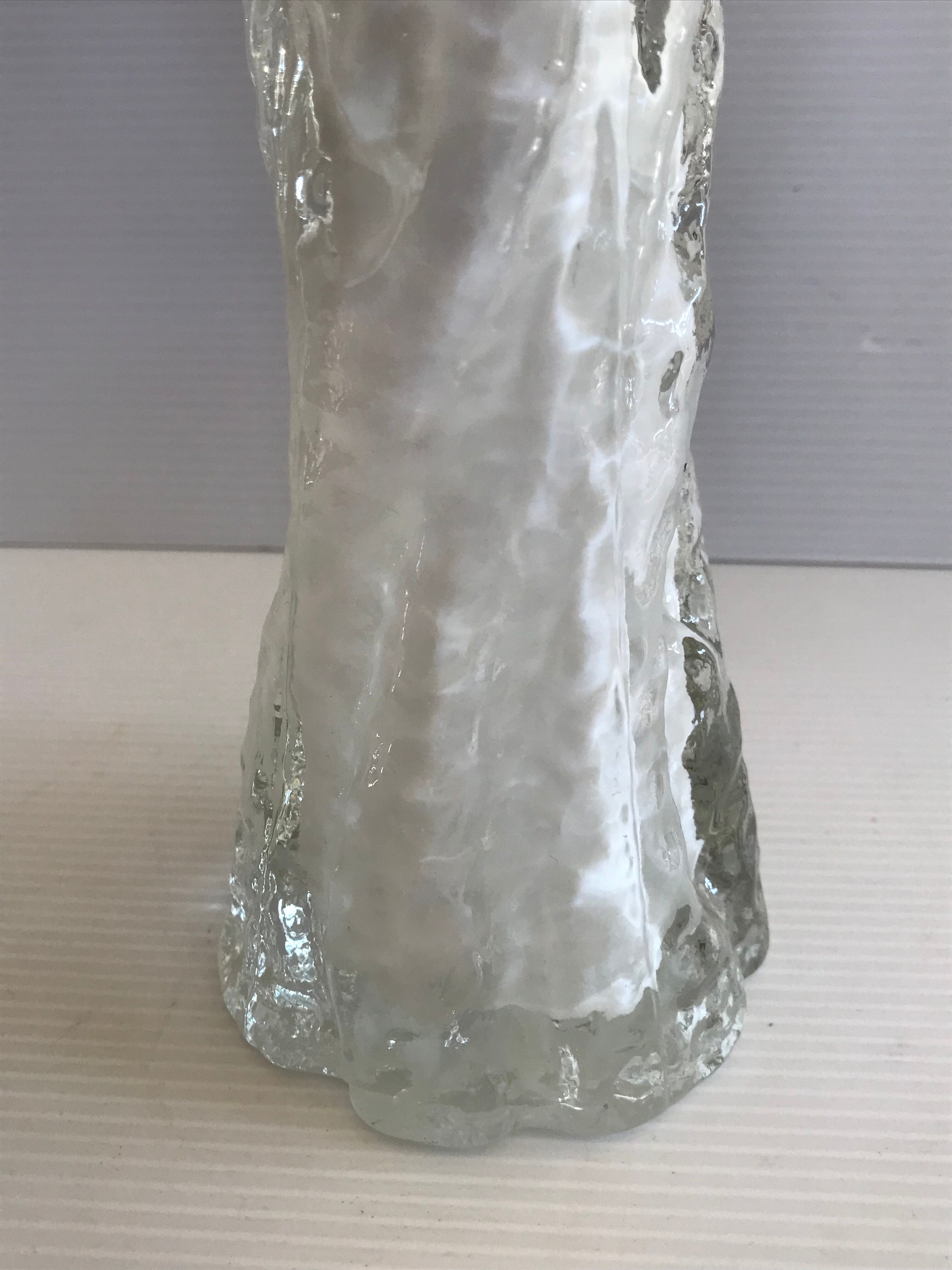 Vintage glass vase by ingrid glashütte vintage