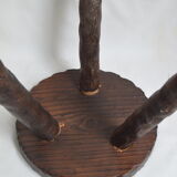 Wooden tripod stool
