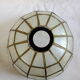 Mother-of-pearl lampshade for hanging