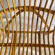 Paire de fauteuils corbeille en rotin