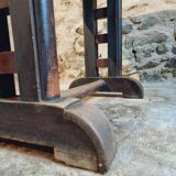 Antique oak bistro table – France, 1920s