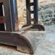 Antique oak bistro table – France, 1920s