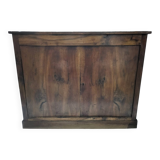 Small buffet shoe storage console in solid wood